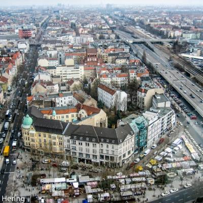 Rathaus Steglitz Blick Hermann Ehlers Platz Vorne Schlossstrasse Links Berlin 2007 