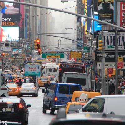 Midtown Manhattan Ein Ganz Normaler Nachmittag