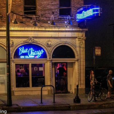 Blue Chicago Home Of The Blues An Der Clark Street