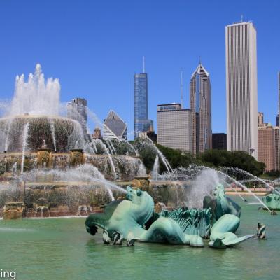 Buckingham Fountain Im Millenium Park