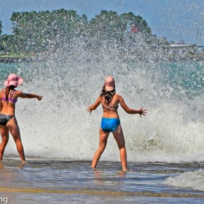 Erfrischung Aus Dem Lake Michigan