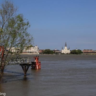 Algiers Point Blick Uber Den Mississippi Zum Jackson Square